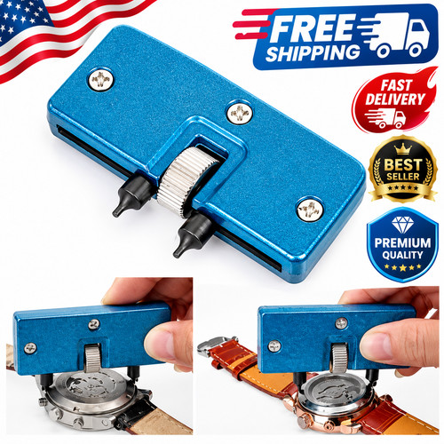 Watch back case opener wrench - case,