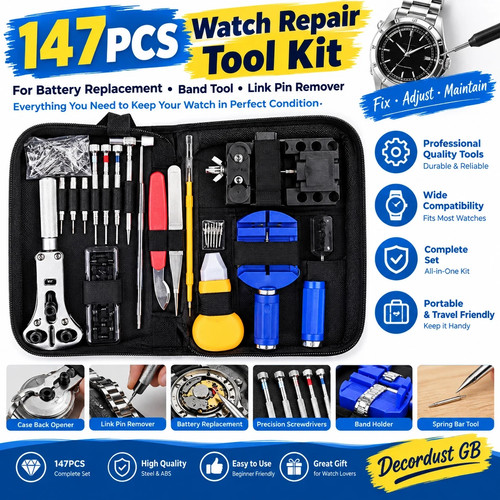 147pcs watch repair - watch, tool
